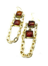 Load image into Gallery viewer, Amber Ladder Earrings