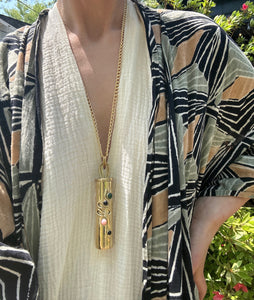 Ssssnake Lip Balm Stash Necklace