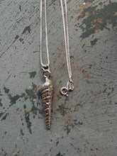 Load image into Gallery viewer, Sterling Silver Auger Shell Charm