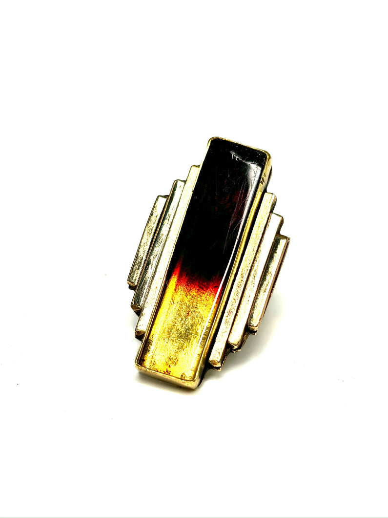 Ombre Amber Ring